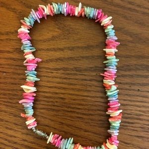 Seashell beaded necklace